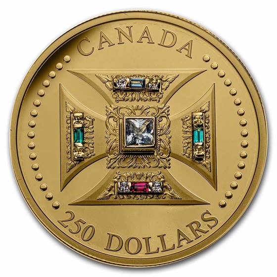 2023 Canada Gold $250 Queen Elizabeth II's St. Edward's Crown